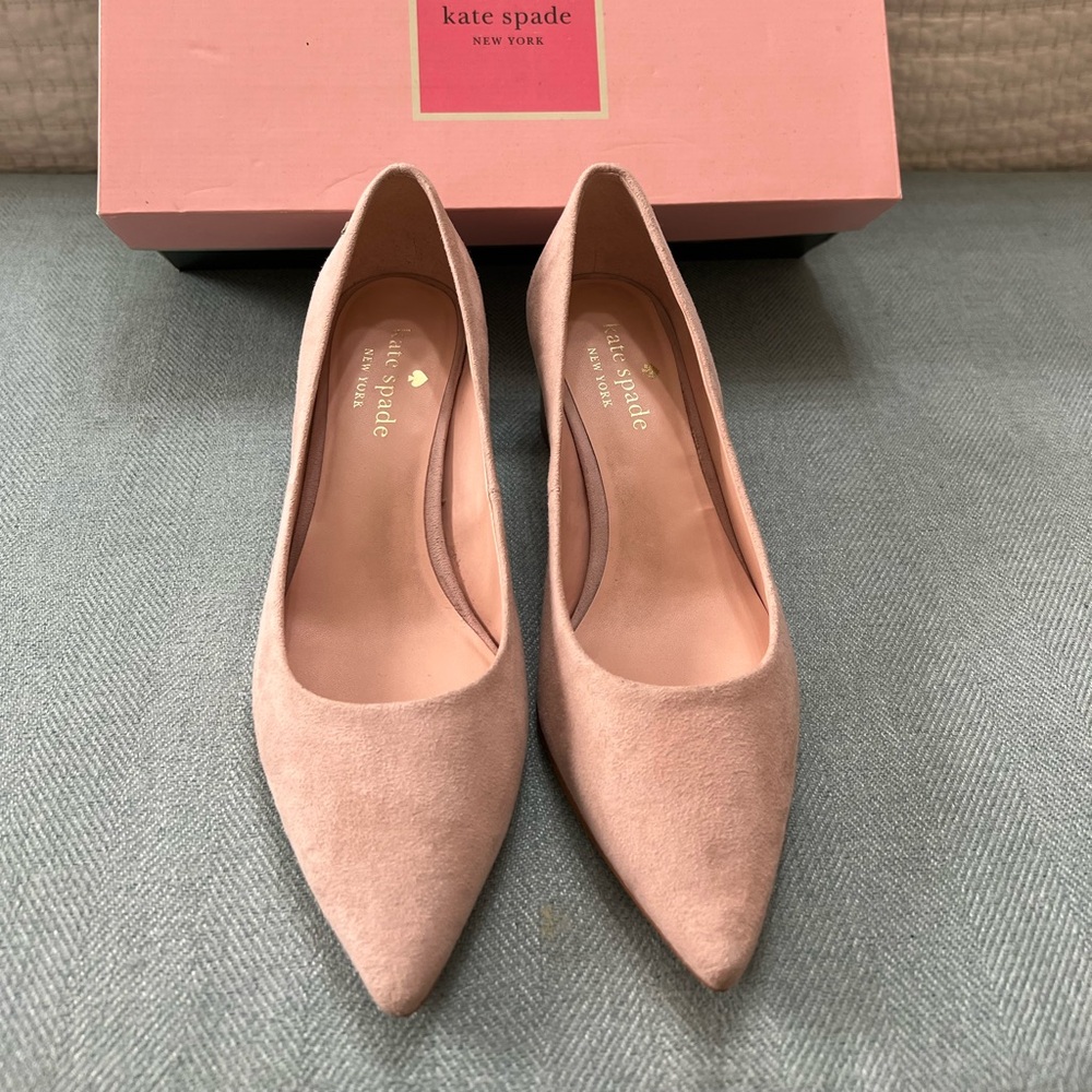 Kate Spade Women's Pink Suede Pumps
